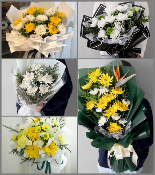 四川成都彭州市葛仙山镇红庙村白事花束代送